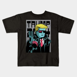 Trumpinator 2024 Ill Be Back Donald Trump 2024 Kids T-Shirt